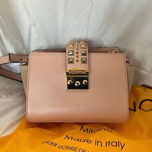 VALENTINO BY MARIO VALENTINO Kiki Rockstud Palmellato Crossbody Bag